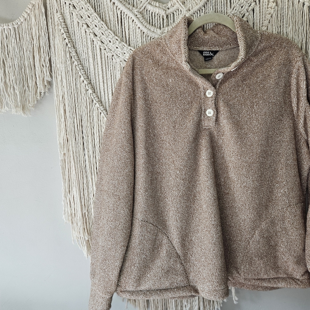 Eddie Bauer Women's Tan Sweater